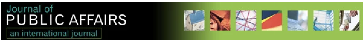 The Journal of Public Affairs (JPA) 